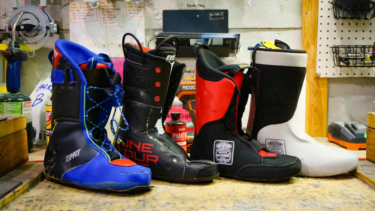 Ski shop boot liners