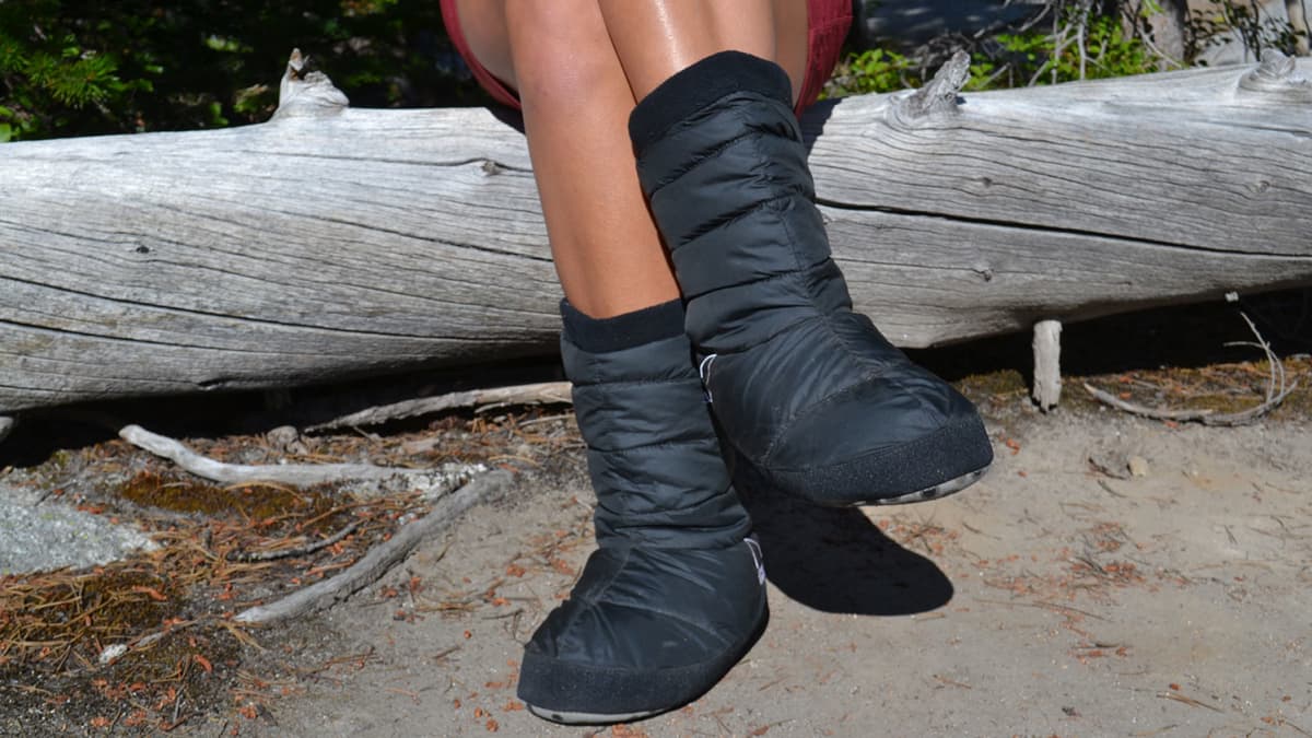 Gear Review Sierra Designs Pull On Down Bootie