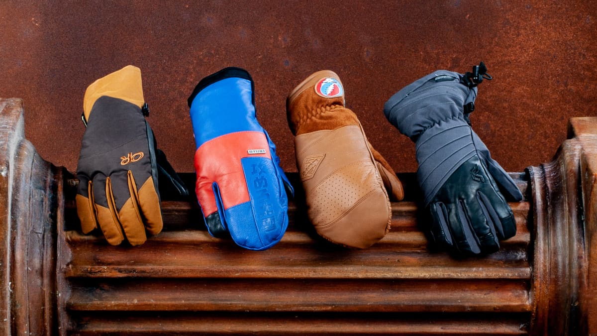 Lobster claw ski gloves sales