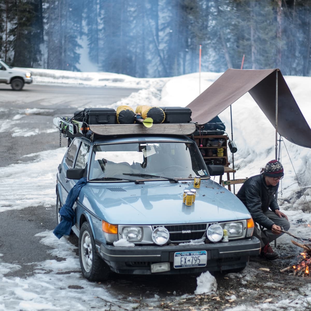 Saab 900 roof 2025 rack