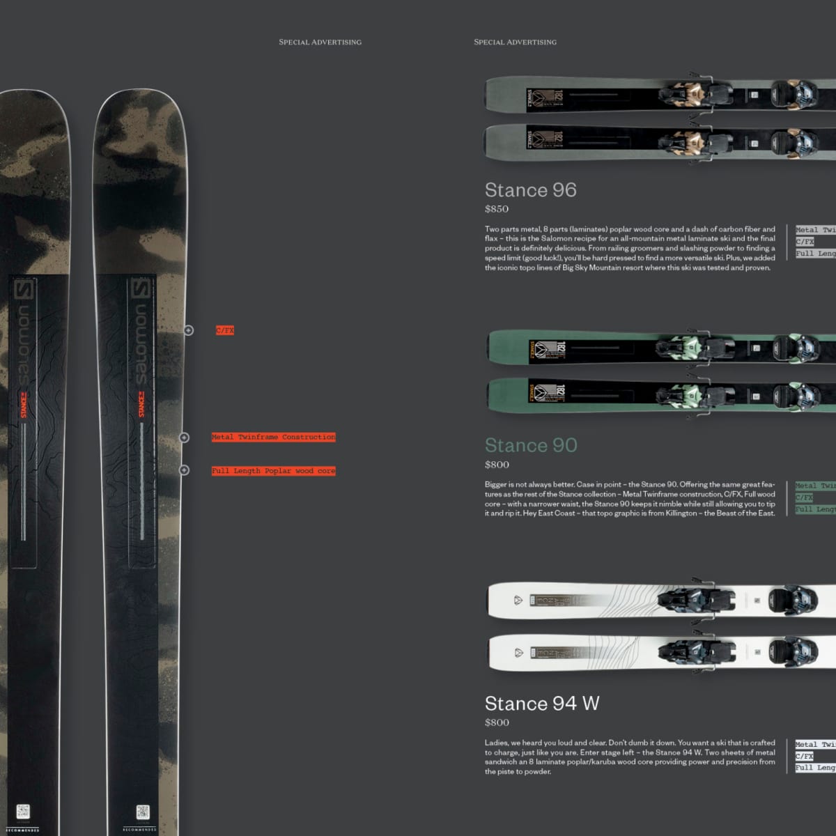 Salomon best sale ski 2021