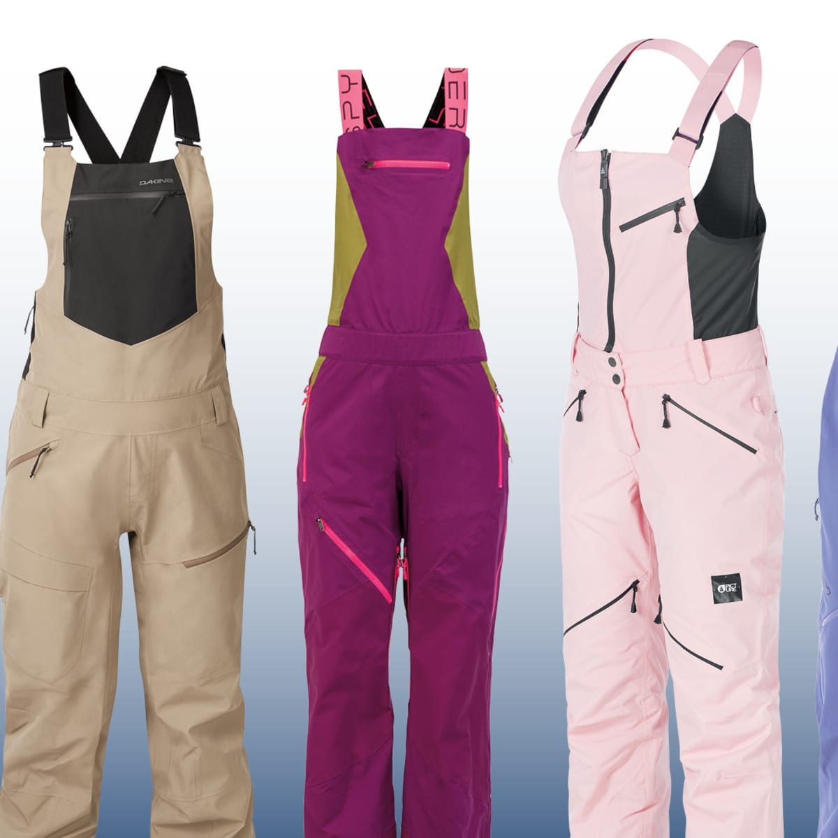Womens ski bibs top