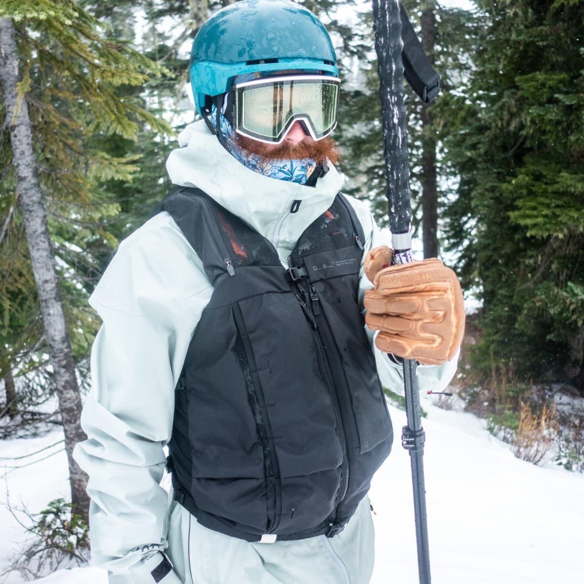 Vest for skiing top