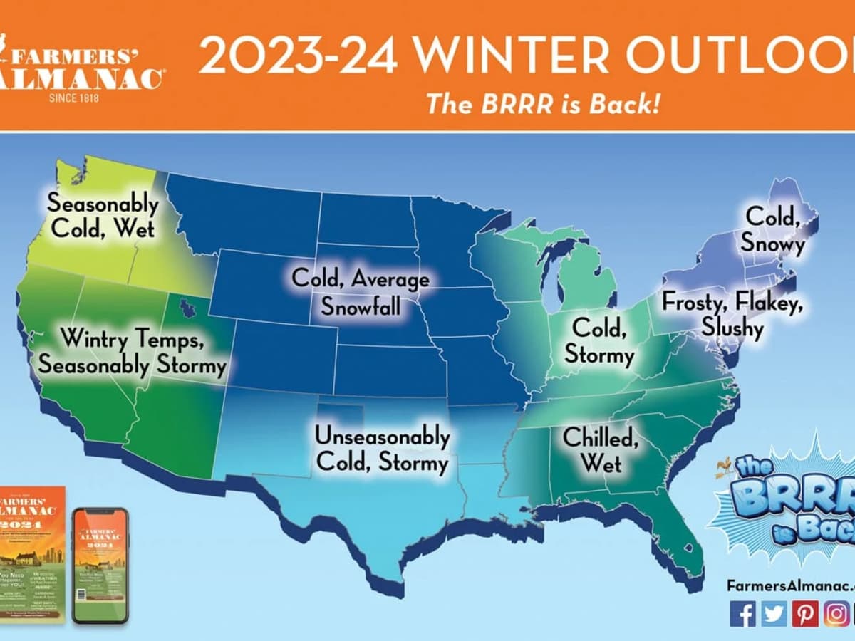 2024 Farmers Almanac Winter Predictions Printable Ester Janelle