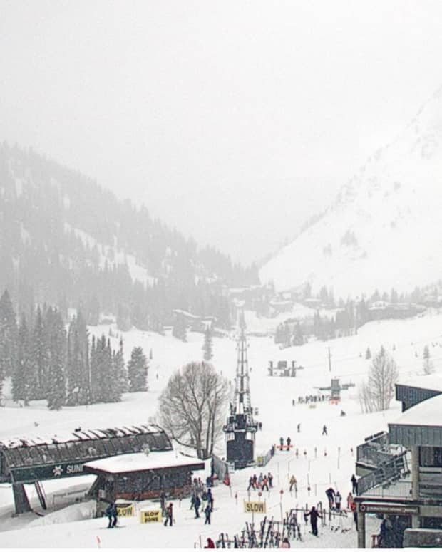 Alta Ski Area webcam February 20th