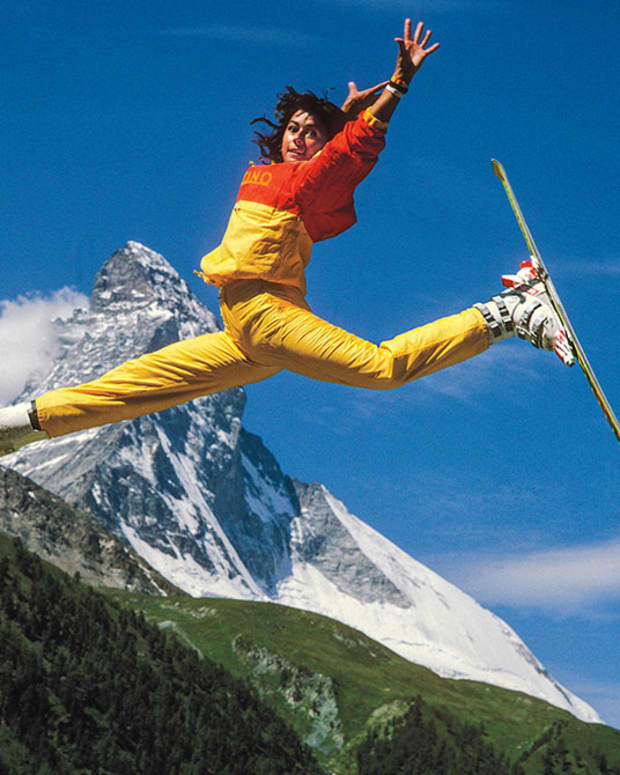 Skiing In Jeans Rules Powder