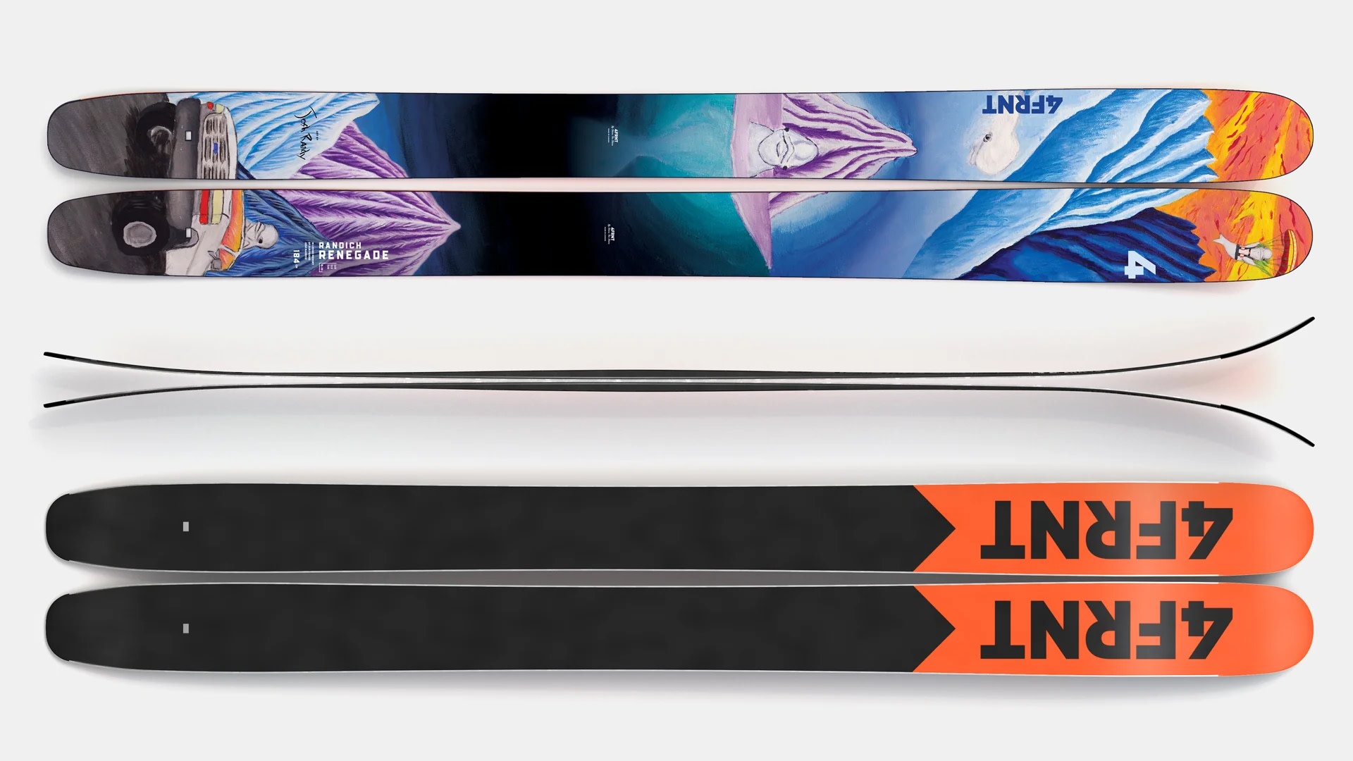 4FRNT Honors Late Skier with Limited Edition Ski - Powder