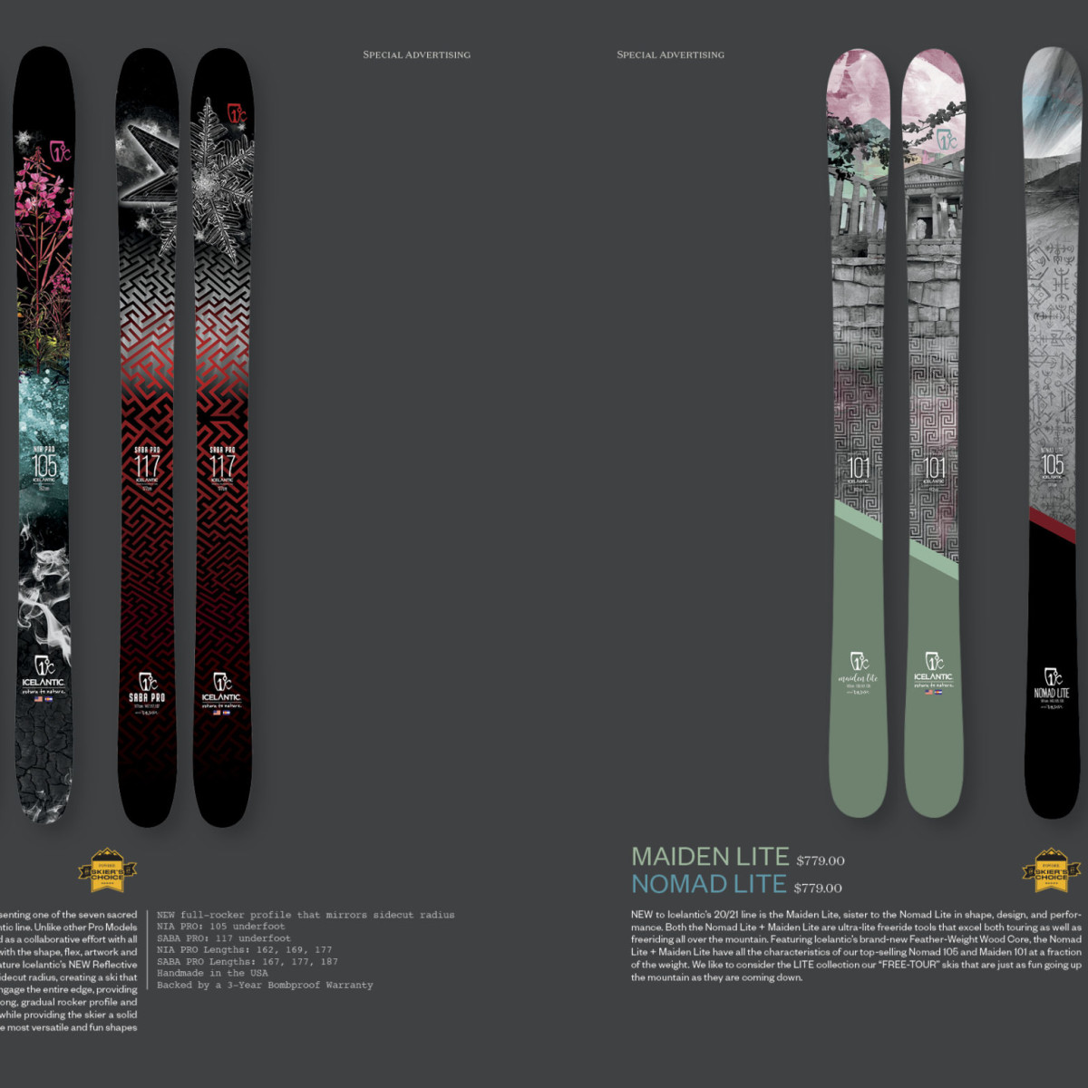What's new from Icelantic Skis for 2021 - Powder