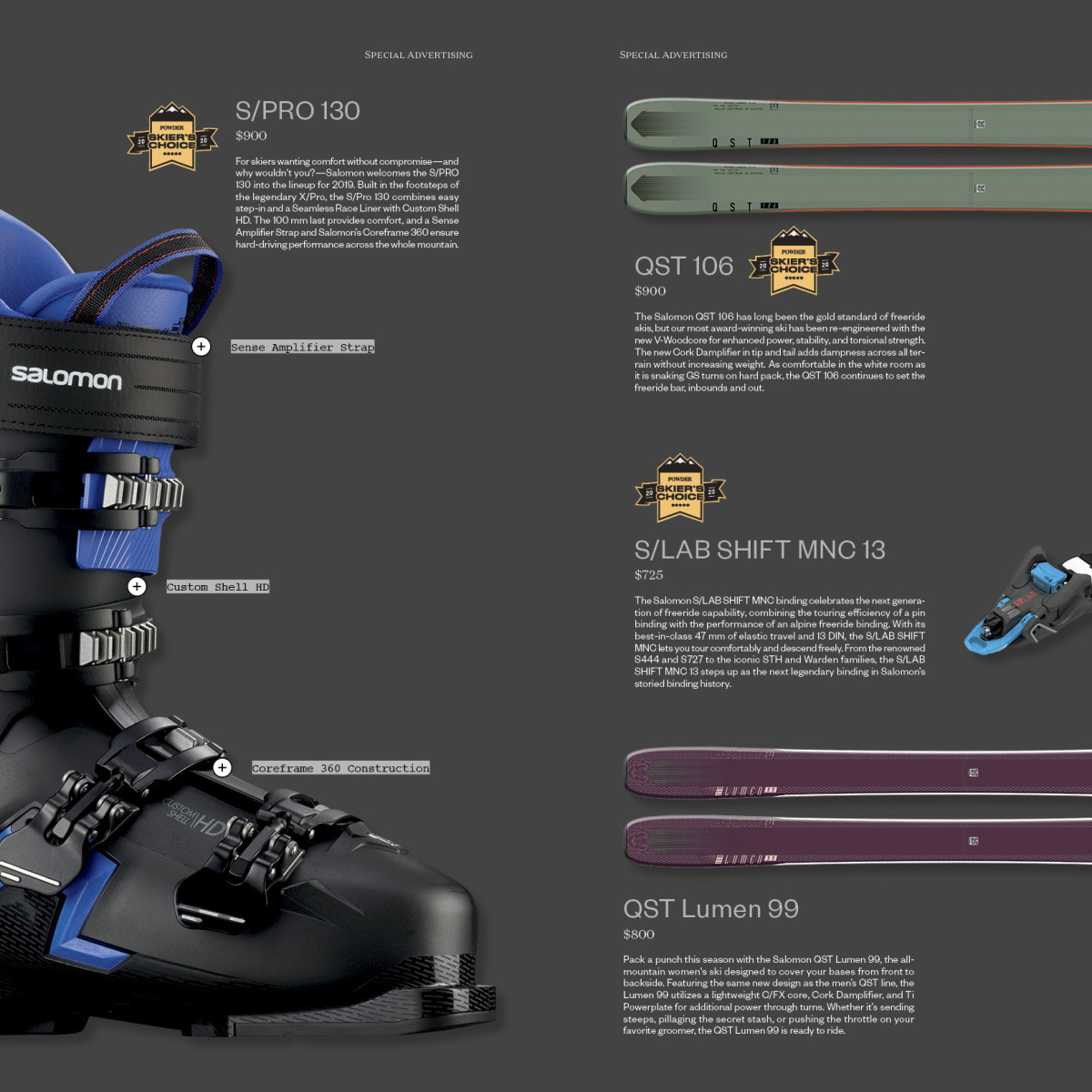 What's New from Salomon for 2020 - Powder