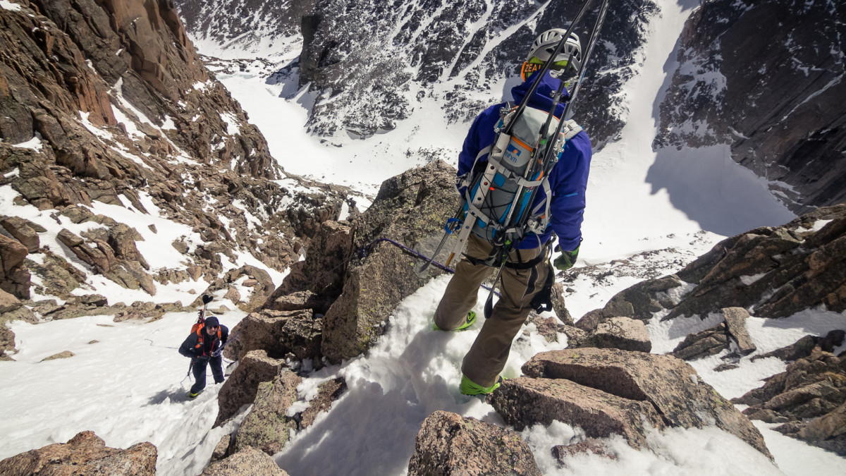 Skiing Rocky Mountain National Park - Powder