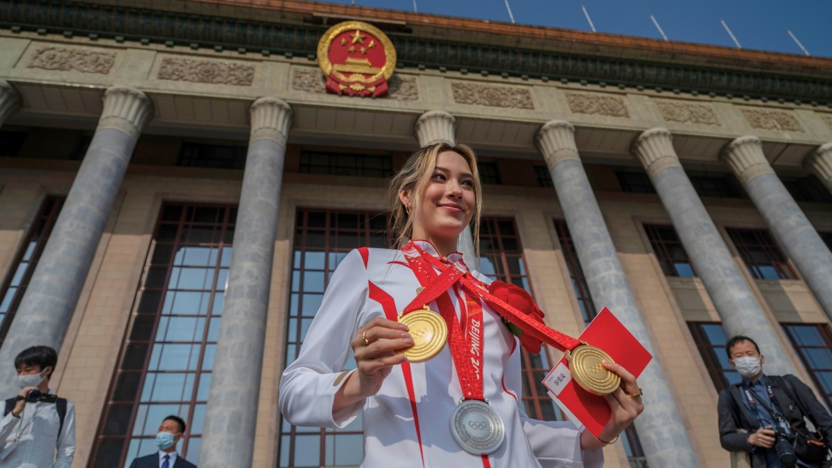 Eileen Gu's New Pro Model Ski Graphic Is Here—First Look Eileen Gu's New Pro Model Ski Graphic Is Here—First Look