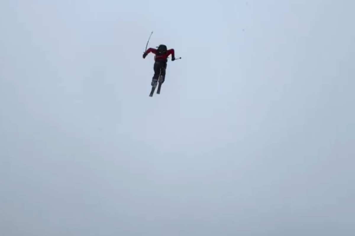 "That Kind of Airtime Is Insane": Skier's Huge Jump Goes Viral
