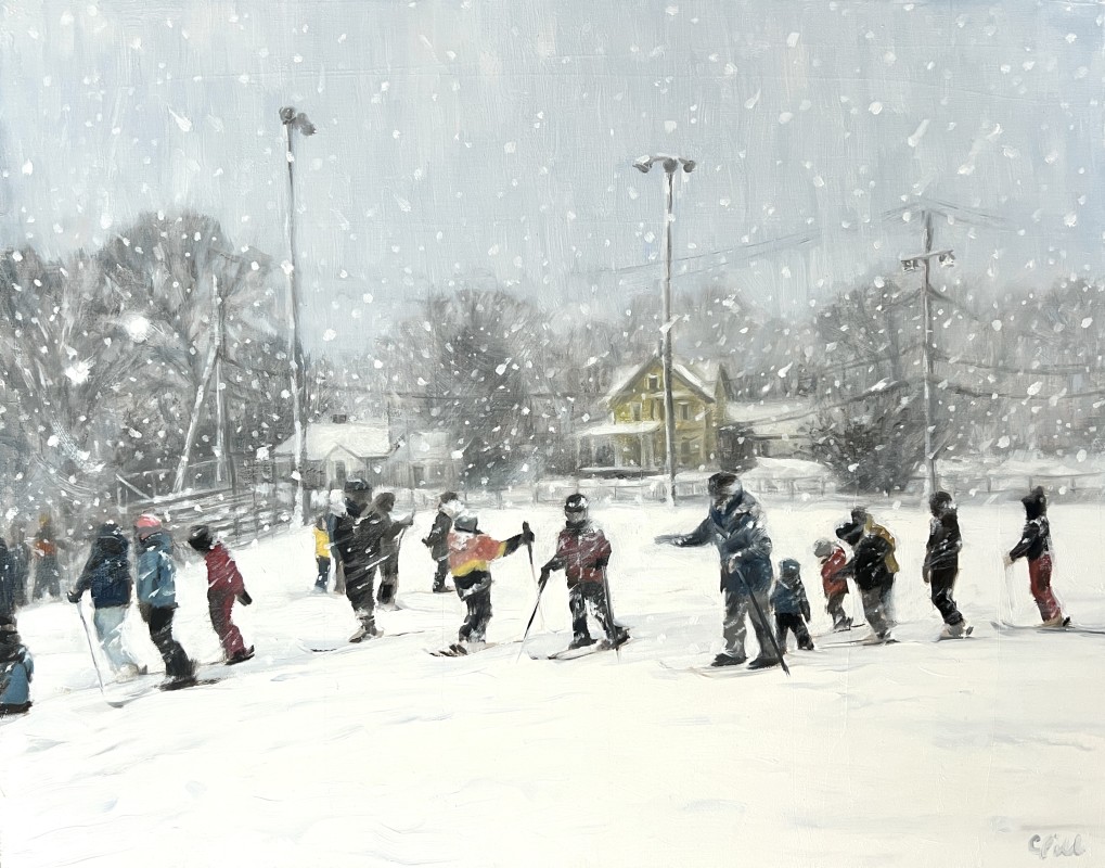 How This Vermont Artist Is Using Her Ski Paintings To Give Back