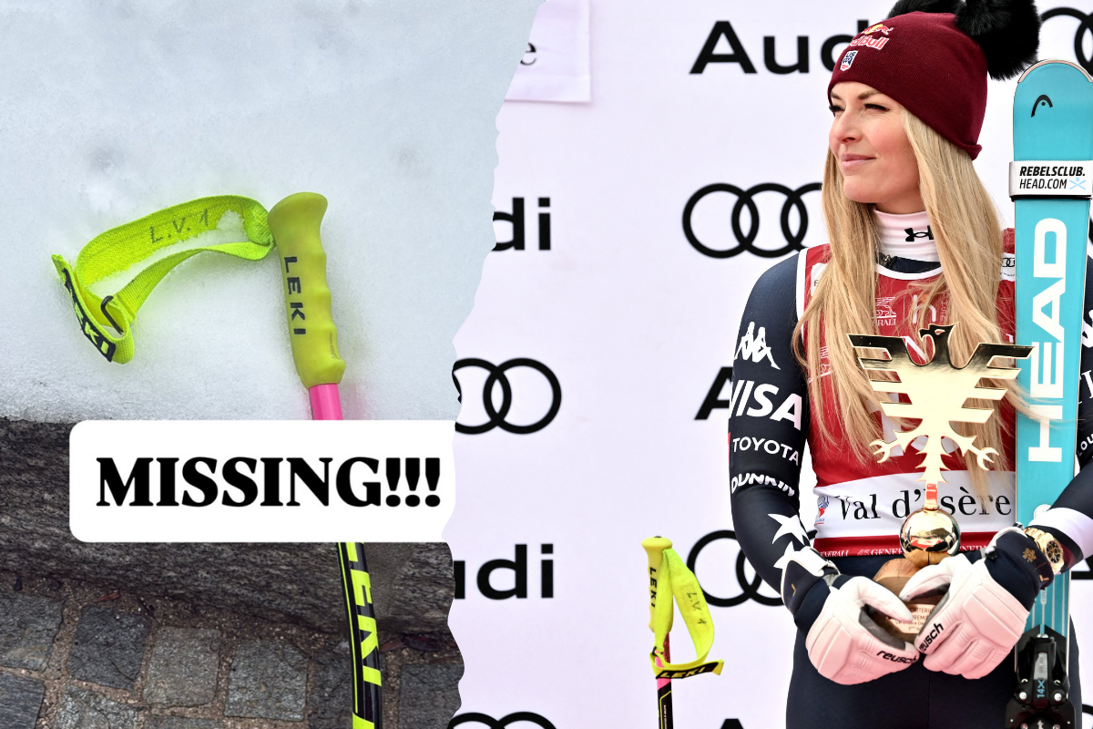 Lindsey Vonn Asks Internet for Help After "Special" Ski Pole Goes Missing