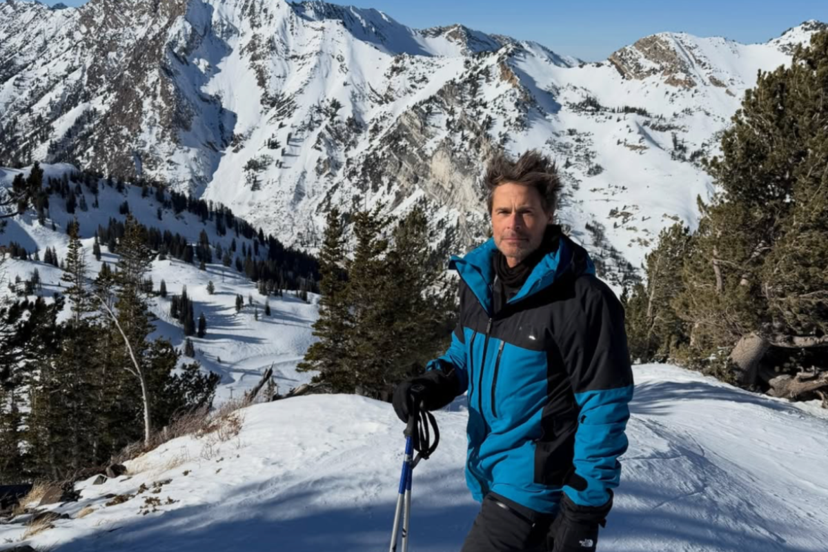 "Parks and Rec" Star Spotted Skiing the Slopes in Utah—and He Rips