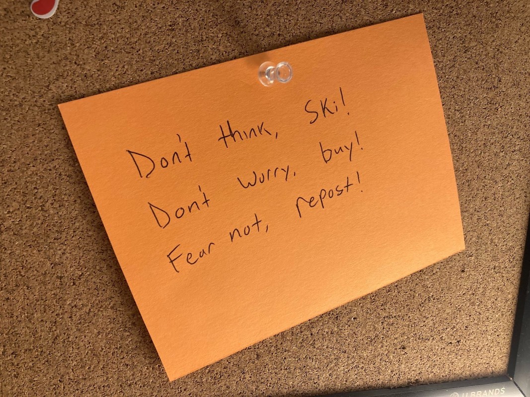 How I Learned to Stop Worrying and Love the Ski Bomb