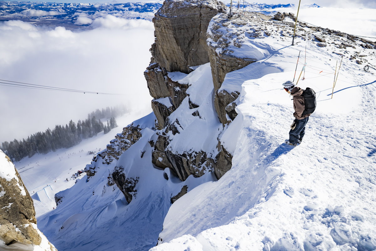 New Corbet's Couloir Webcam Captures Skier's Big Mistake