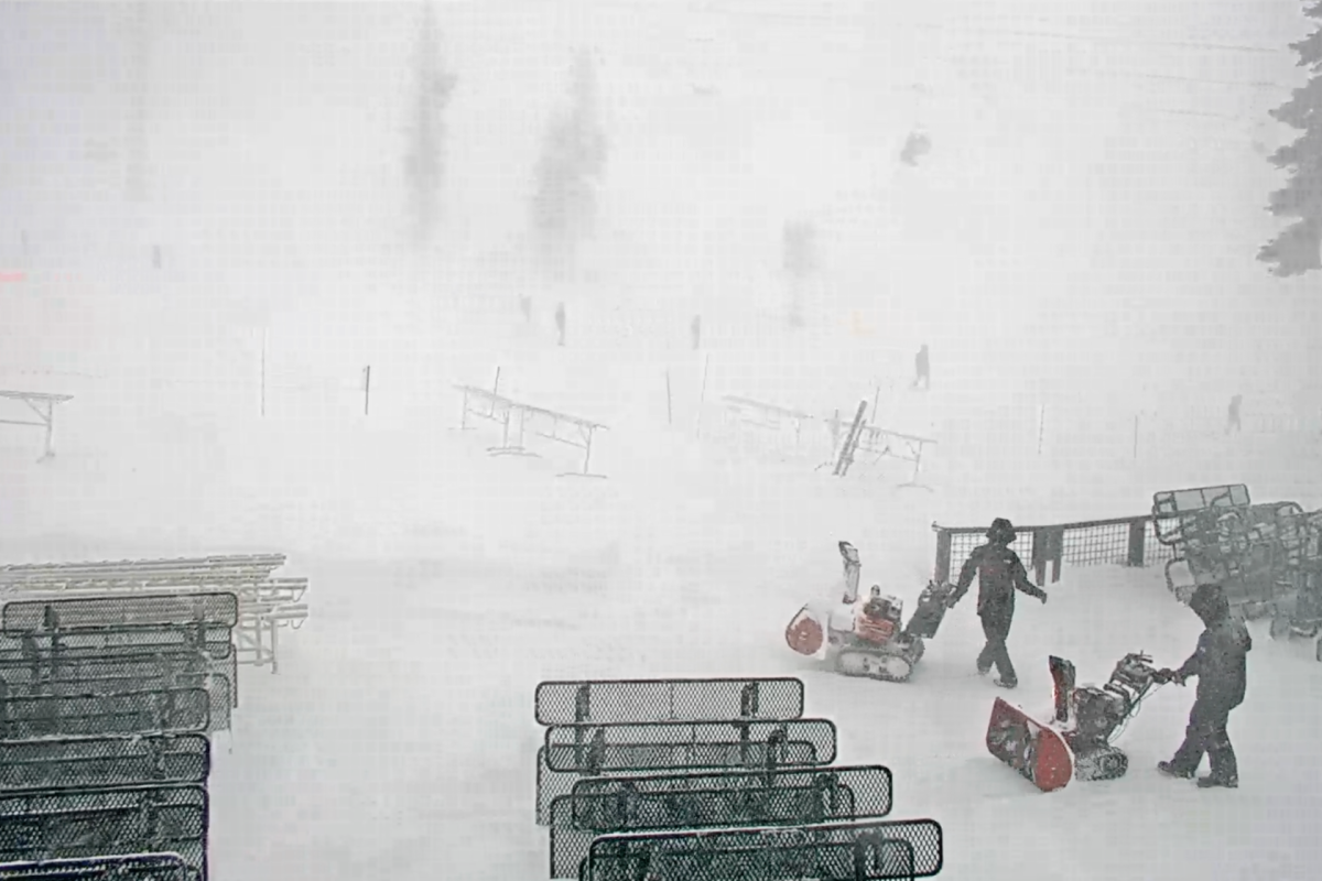 Up To 40 Inches of Snow Has Already Fallen on California's Ski Resorts as Huge Storm Slams the State