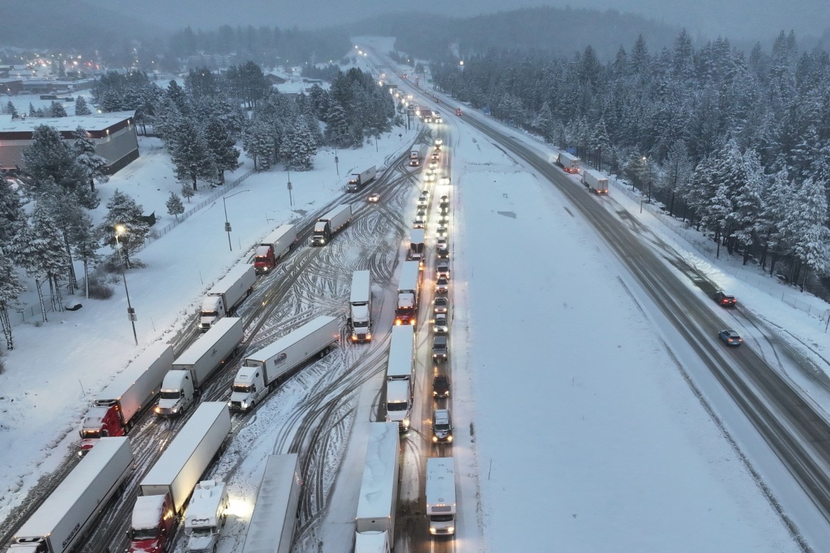 I-80 Is Closed In Both Directions, Police Warn California Skiers To Stay Home