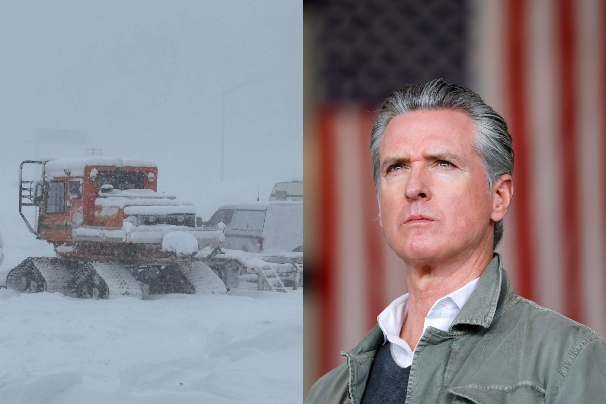 CA Governor Newsom Briefed on Avalanche and Missing Skiers Near Lake Tahoe