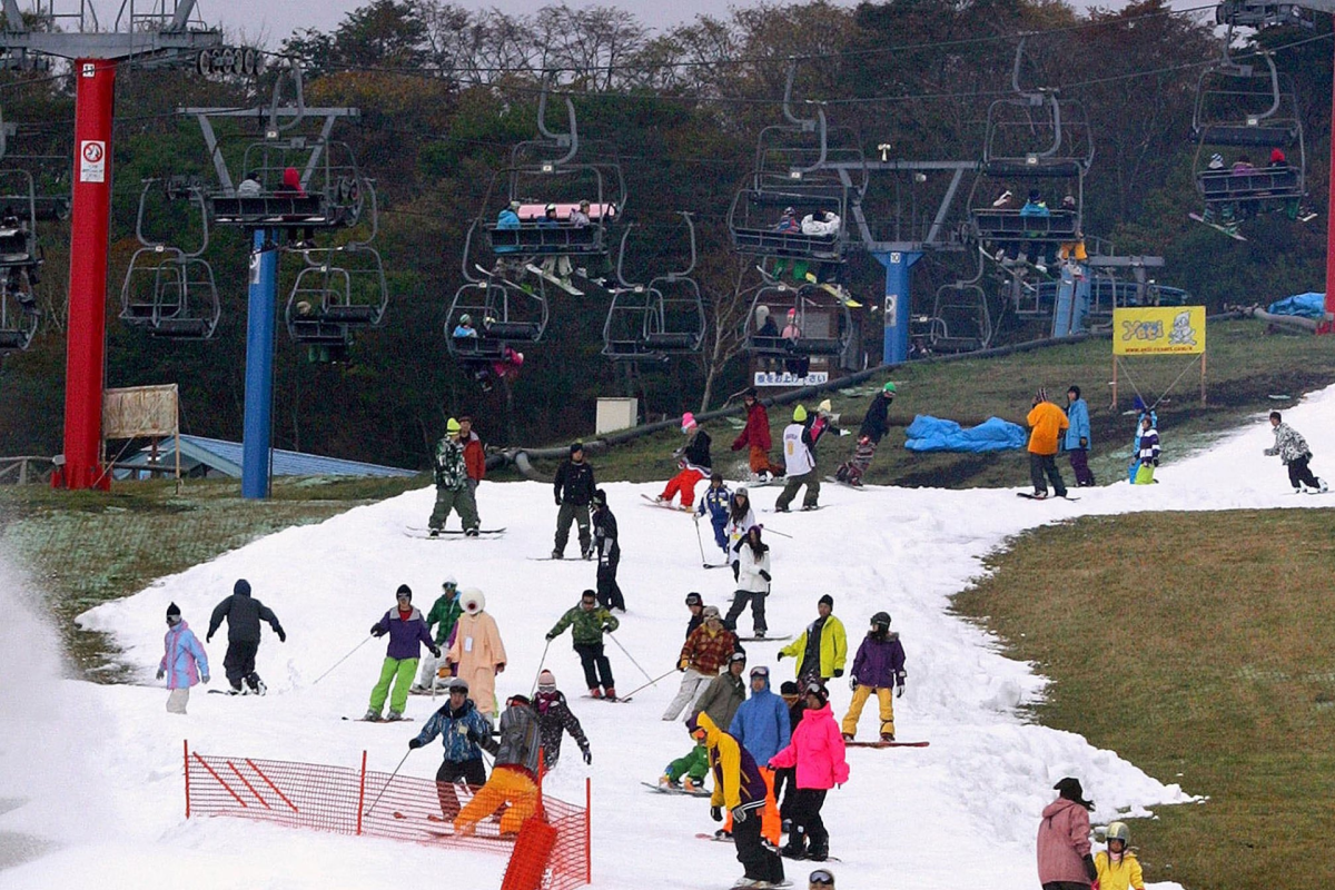 Japan's Ski Season Started Without Its Famous Powder