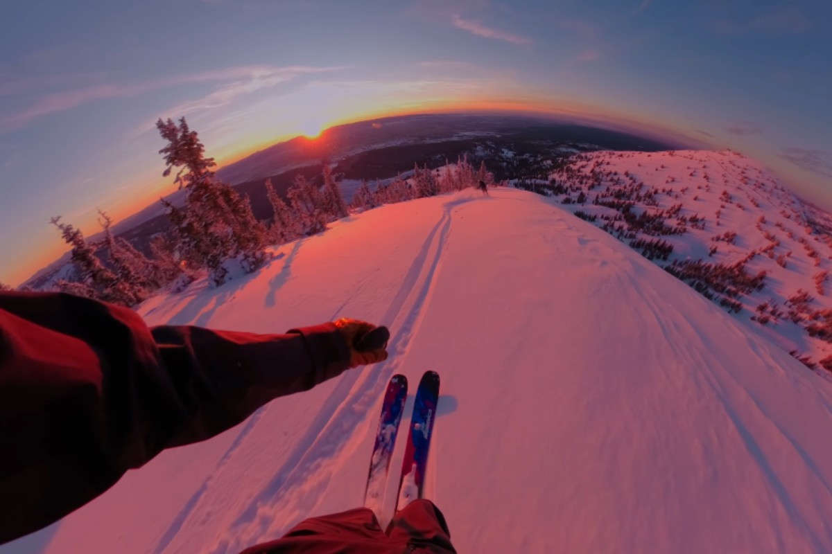 Deep October Powder In Wyoming—Skier Brooks Curran Scores In New YouTube Video