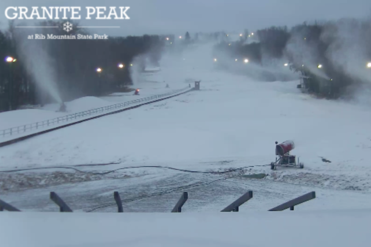 Wisconsin's Largest Ski Resort Has Snowmaking on Full Blast With Hopes of Opening Soon