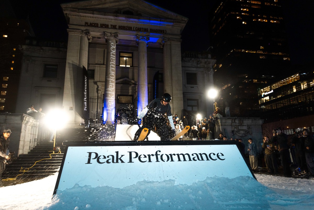 GorpCore or Not? Peak Performance Hosts Urban Rail Jam