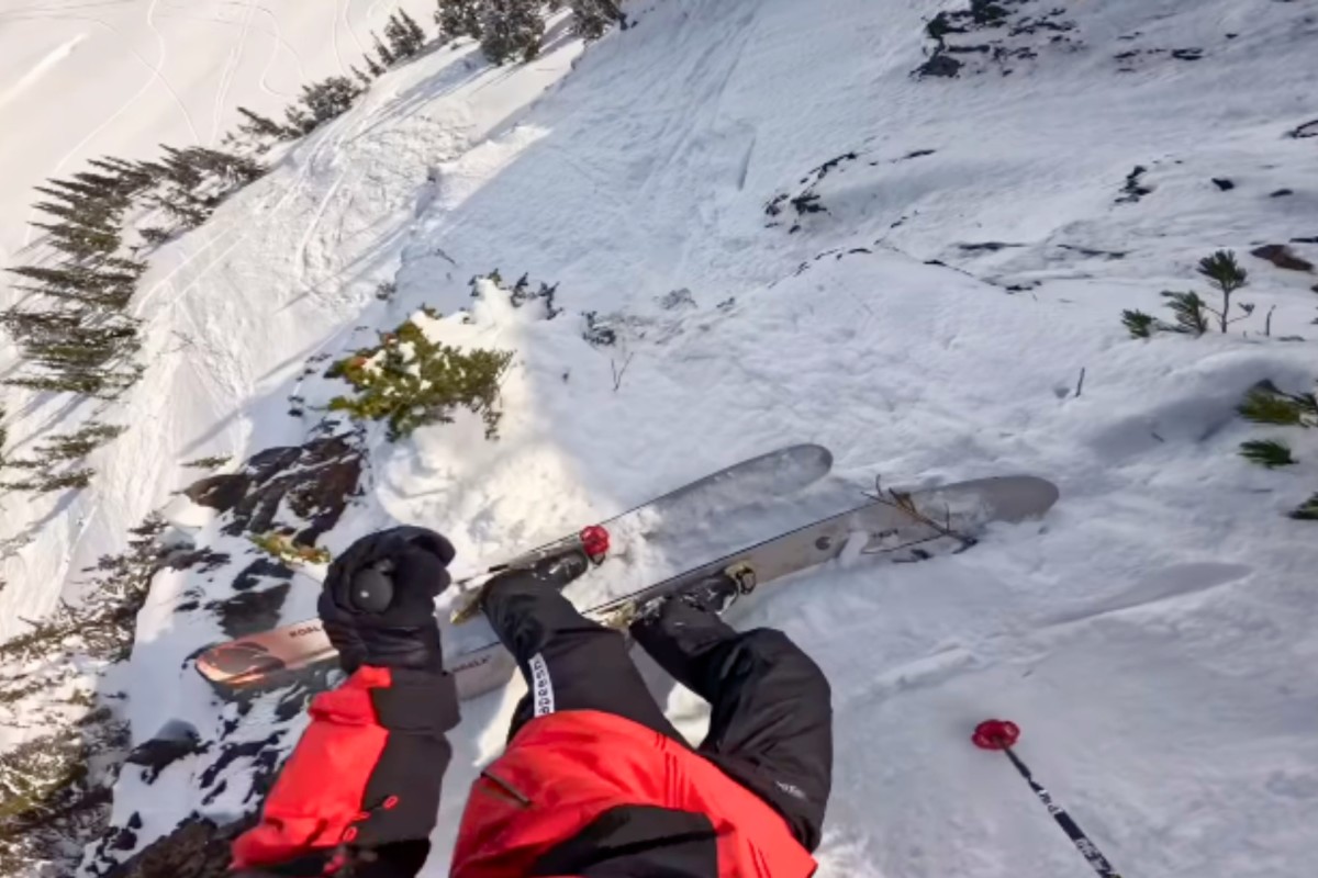 Skier Front Flips Off of One of Whistler's Most Feared Lines