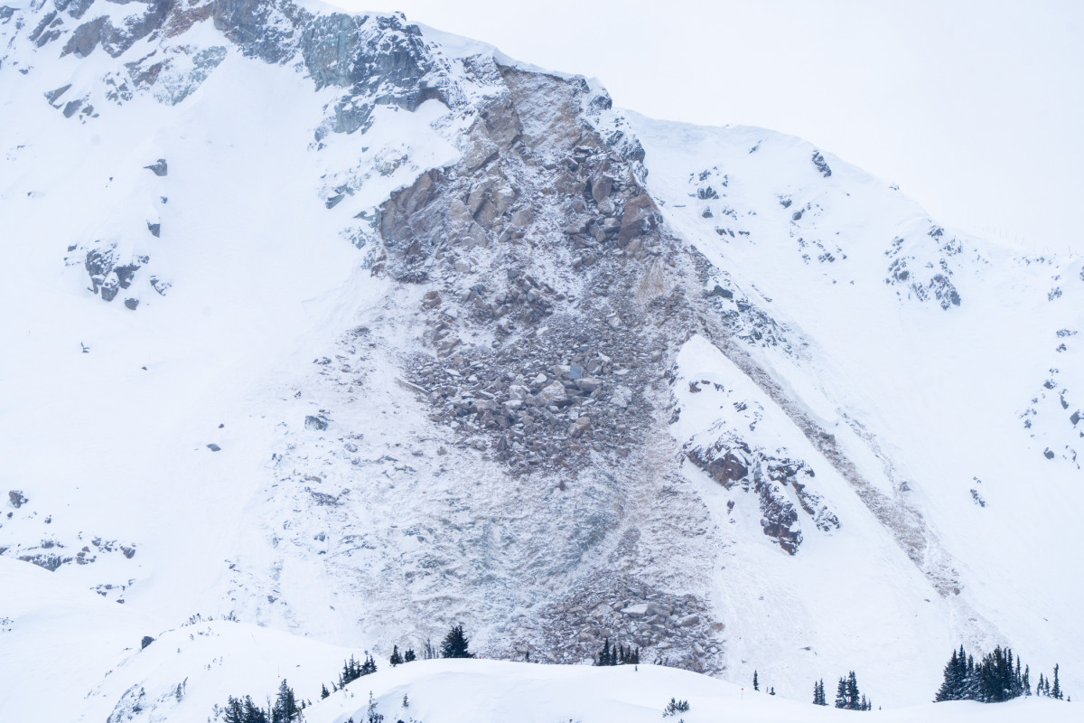 Destructive Rockslide Closes Whistler's Peak Express, Lift Could Reopen This Weekend