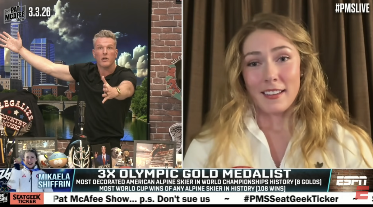 Mikaela Shiffrin Roasts ESPN's Pat McAfee: "You Guys Yap Like No Other"