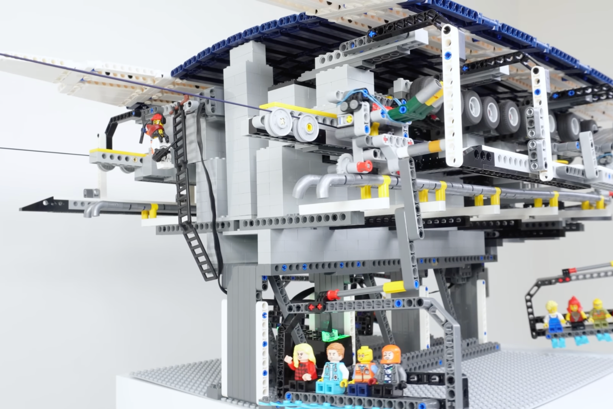 These Working Lego Ski Lifts Are an Engineering Marvel
