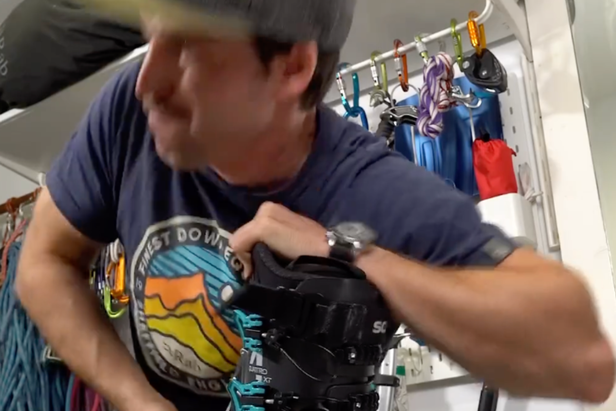 Professional Skier Nails Viral Chiropractor Trend