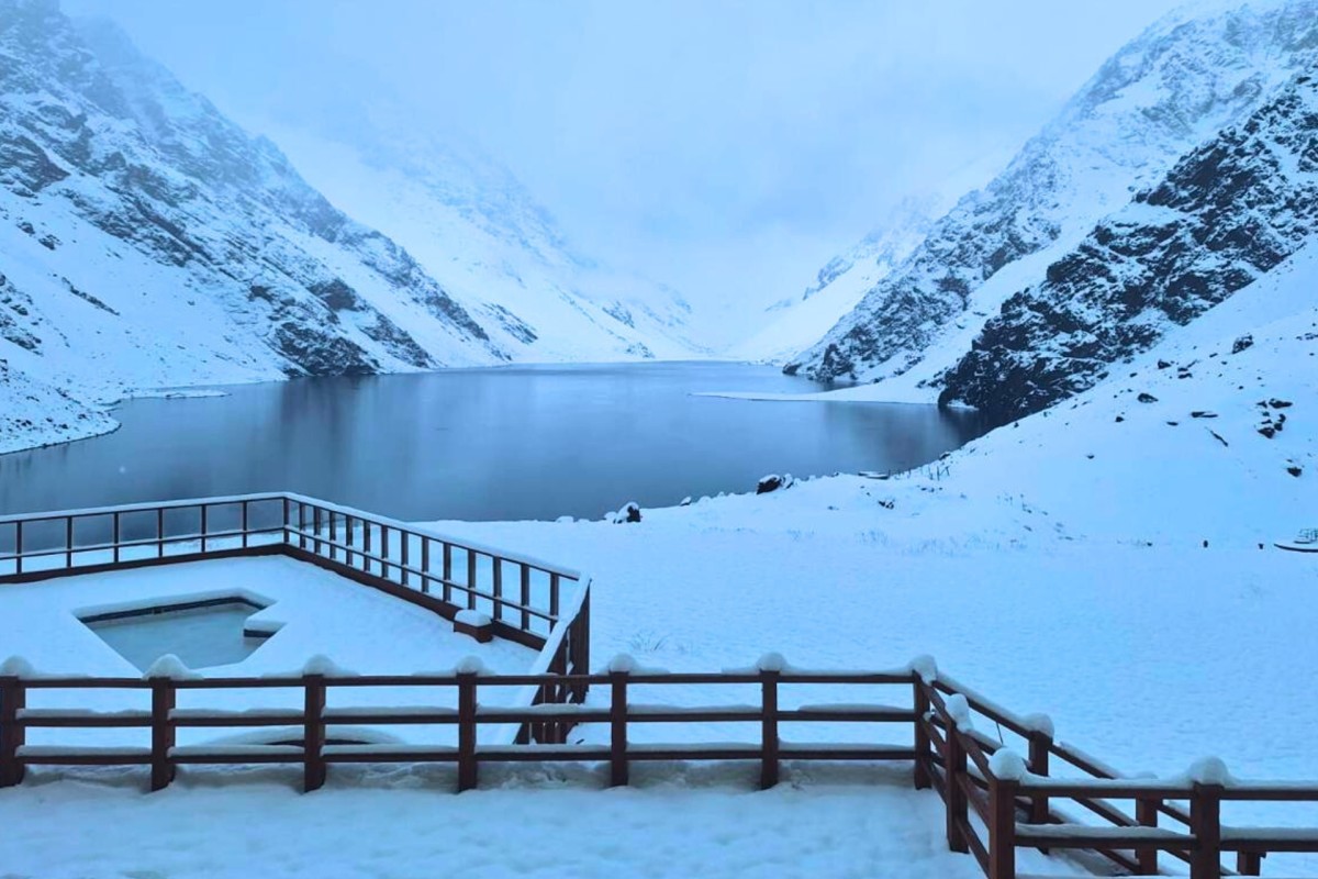 Ski Portillo Buried by First Big Snowfall of the Year