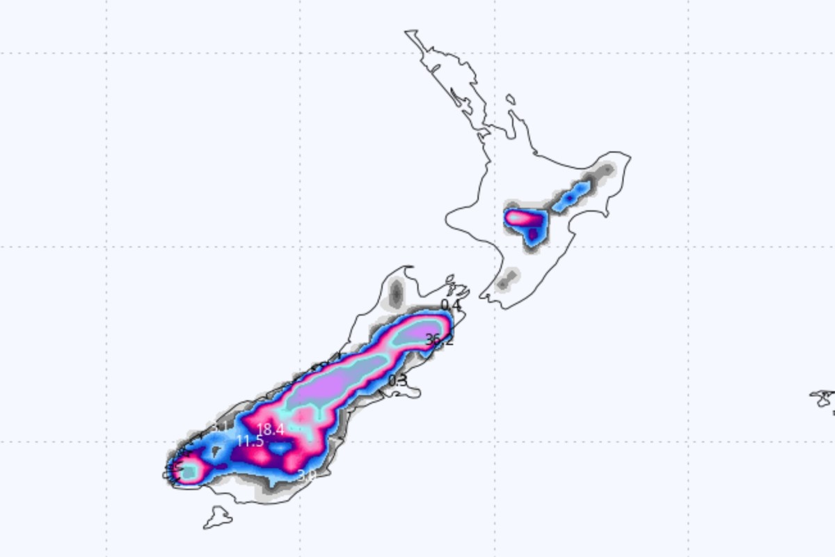 Up to 30 Inches of Snow To Slam New Zealand Ski Resorts