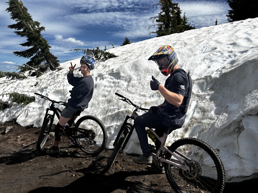 Mt. Bachelor's Bike Park Is Open Despite Walls of Snow—Conditions Report