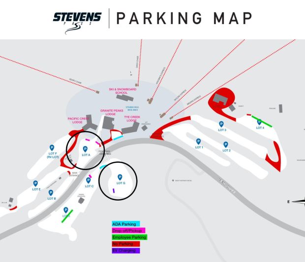 Stevens Pass Mengubah Kebijakan Parkir Karena Kepadatan