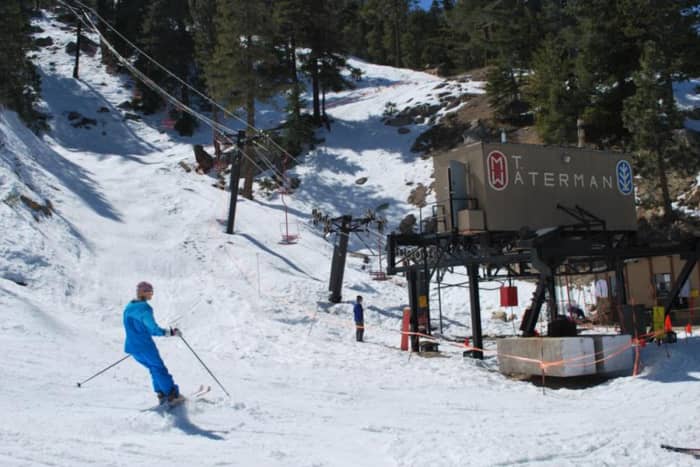 Mt Waterman in business. Photo courtesy of Mt Waterman.