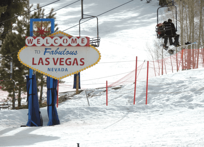 Where to Go Skiing in Las Vegas, Nevada POWDER
