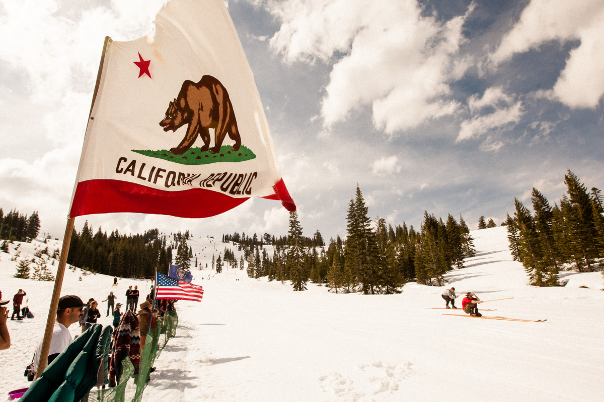 Longboarding Through the Lost Sierra Powder