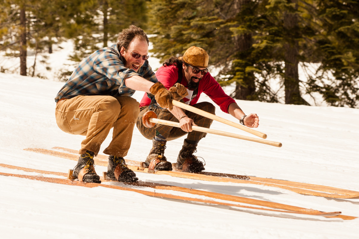 Longboarding Through the Lost Sierra Powder