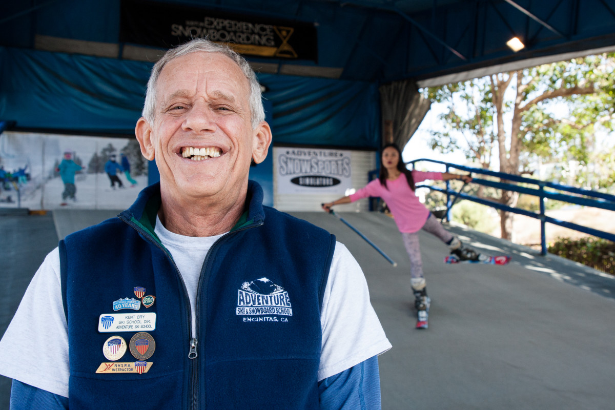 This Guy Is Getting More Turns than You Powder