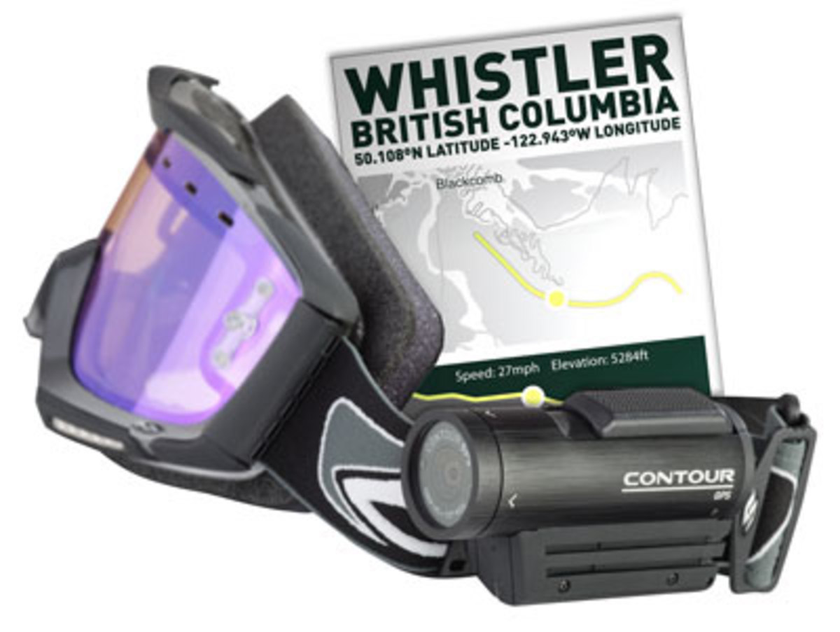 ContourGPS World's First GPS Hands Free 1080p Video Camera Powder