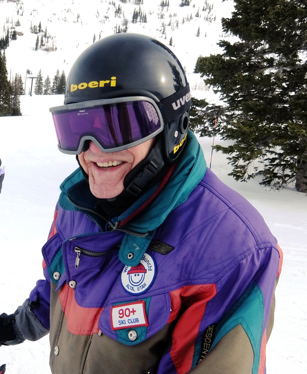 Jedenoff Celebrates 100th Birthday On Skis Powder