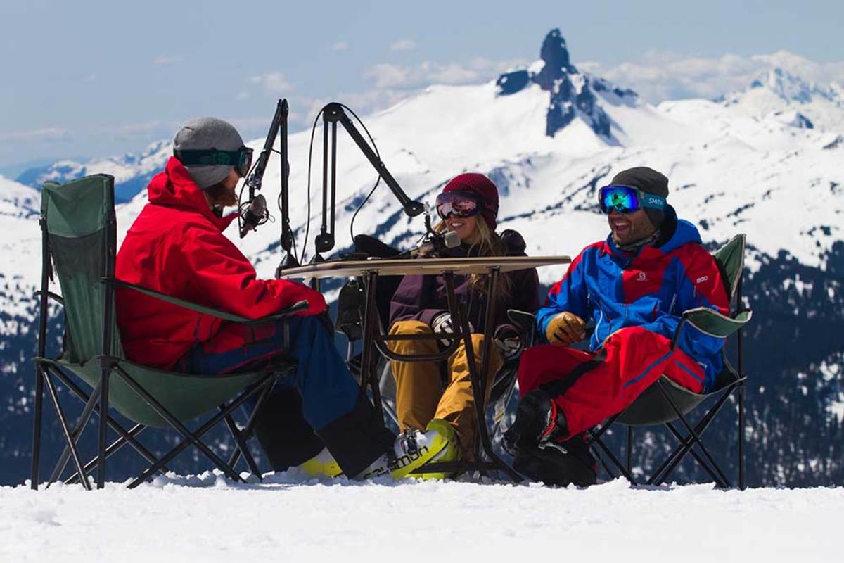 Tune In Podcasts in the Ski World POWDER