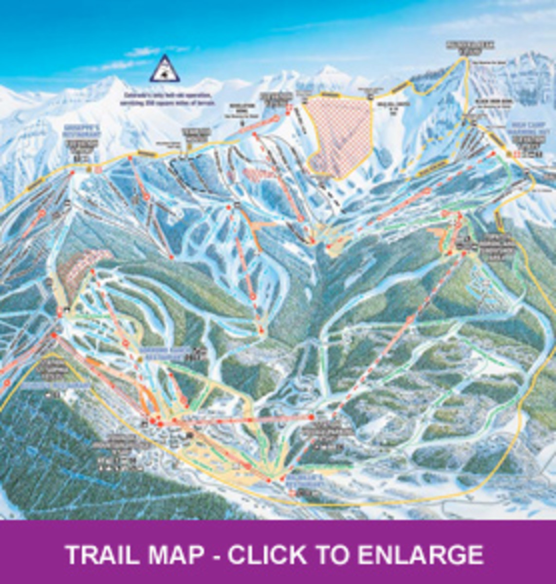 Telluride Lodging Map