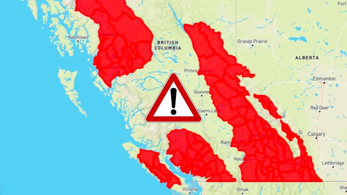 BREAKING Special Public Avalanche Warning Issued For Western Canada