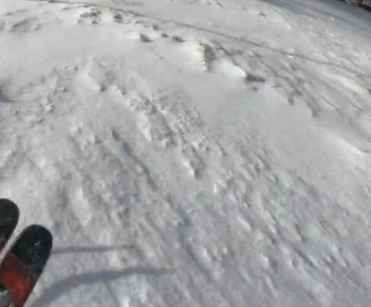 Look Skiing Australia's First Snowfall Of The Season