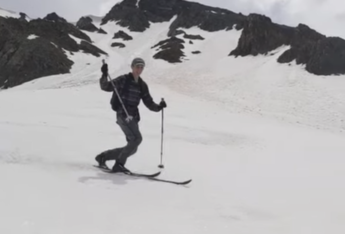 Watch Downhill CrossCountry Skiing Is A Real Head Scratcher Powder