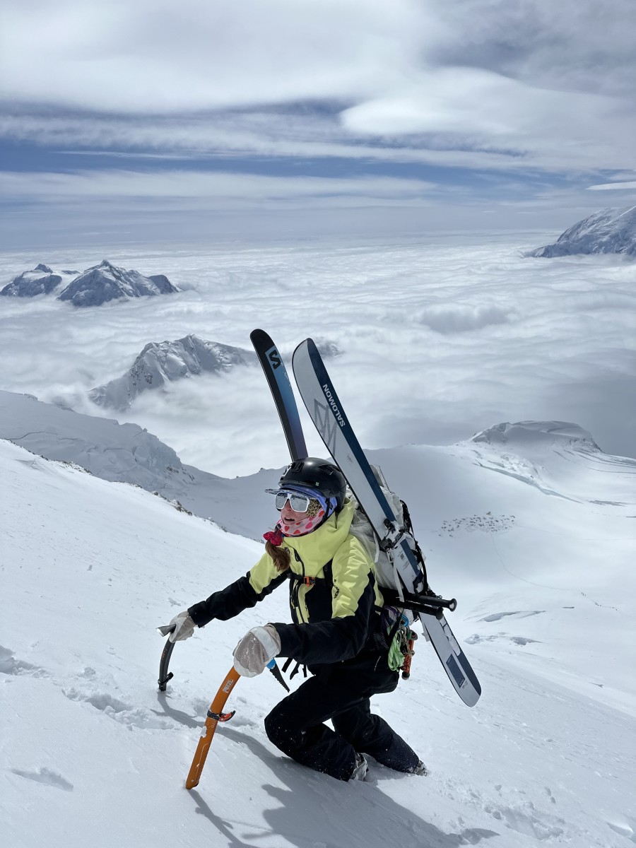 Skiing Off Denali With Mali Noyes Powder Resort Region Utah